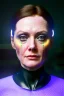 Placeholder: Ultra Realistic retro sci-fi scene, portrait, brunette woman, sweet Juliane Moore face, perfect iris, glow eyes, makeup. Alien Saturn background, Retro sci-fi style, helmet, tight latex coat, fog, rain, soft color, highly detailed, unreal engine 5, ray tracing, RTX, lumen lighting, ultra detail, volumetric lighting, 3d, finely drawn, high definition, high resolution.