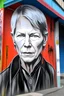 Placeholder: JAMIE LEE CURTIS street art