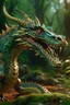 Placeholder: terrifying dragon with snake head in deep swampy jungle, in the style of fantasy movies, photorealistic, shot on Hasselblad h6d-400c, zeiss prime lens, bokeh like f/0.8, tilt-shift lens 8k, high detail, smooth render, unreal engine 5, cinema 4d, HDR, dust effect, vivid colors