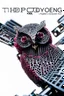 Placeholder: Owl made of Raspberry Pi micro computer parts, Lush Void: The Solar-Cyborg, Underpunk, imperfection, natural lighting, cinematic, Fuji Film, Anamorphic lens, 2040s, deep depth of field, Solarpunk