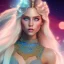 Placeholder: white woman glitter long blond hair blue eyes in a galactic ambiance, delicate colors in the foreground, full of details, smooth, light effect，vaporwave colorful, smooth, extremely sharp detail, finely tuned detail, ultra high definition, 8 k, ultra sharp focus