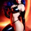 Placeholder: fullbody portrait 'beautiful booty sexy busty Raven(teen titans)',wearing minimal ancient latex armor,hyperrealistic skin,Hyperrealistic Big eyes,looking to camera,painting by gaston bussiere, greg rutkowski, yoji shinkawa, yoshitaka amano, tsutomu nihei, donato giancola, tim hildebrandt, oil on canvas, cinematic composition,sharp image, extreme detail,((fit full head inside picture)),32k