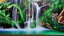 Placeholder: street mural. jungle.water fall. trudeou