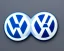 Placeholder: vw logo badge blue futuristic