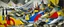 Placeholder: Gray badlands in an earthquake designed in German folk art painted by Wassily Kandinsky