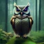 Placeholder: Hyper realistic Owl in forest, macro lens blur, photorealistic,studio lighting, sharp focus,masterpiece,night, unreal engine 5, octane render