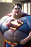 Placeholder: fat superman, ultra realistic, 4k, ultra detail