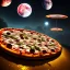 Placeholder: flying pizza, 8k, extremly detailled, cyberpunk art, night,moon shining gold,luxus, rain, antik,