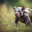 Placeholder: monkey rhino kobold in long grass ,bokeh like f/0.8, tilt-shift lens 8k,*-