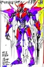 Placeholder: Evangelion Unit-01 as drawn by Todd Mcfarlane