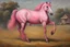 Placeholder: a pink horse like a 19th painting