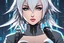 Placeholder: Lucy with Body parts mechanism and short white hair in 8k 2D anime cyberpunk drawing style, Lucy custom, close picture, rain, highly detailed, high details, detailed portrait, masterpiece,ultra detailed, ultra quality