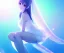 Placeholder: a detailed illustration of a anime girl sitting luminescent body, glinting spread wings, realistic, soft and smooth glowing wings, soft feathers, macro lens, sharp focus, meticulously detailed, soft studio lighting, smooth blurred gradient evening sky background, 64k