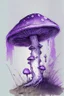 Placeholder: Mushroom purple colored sketch