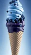 Placeholder: Blueberry Ice cream cone