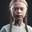 Placeholder:  Greta Thunberg portrait Clown beautiful girl, raytracing, cgi, lumen reflections, cgsociety, ultra realistic, volumetric fog, overglaze, analog photo, polaroid, 100mm, film photography, dslr, cinema4d, studio quality