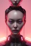 Placeholder: Portrait, Front image, rabbit mask, cyberpunk Asian woman, black pink color, latex dress, highly detailed, concept art, smooth, unreal engine 5, god rays, ray tracing, RTX, lumen lighting, ultra detail, volumetric lighting, 3d, finely drawn, high definition, high resolution.