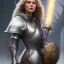 Placeholder: centered female knight holding big hairy wererat, swirl, power surge, underdark, Menzoberranzan,4k, Highly Detailed, perfect eyes, Digital Illustration, Cinematic Lighting, Realistic, Sharp Focus, Centered, Beautifully Lit, Bioluminescent by Stanley Artgerm Lau, totally green background, the greenest color, just green, no gradients