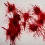 Placeholder: bloody murder scene, white background