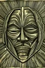 Placeholder: Linocut guy fawkes mask