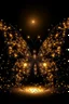 Placeholder: Luminous Light Brown butterfly Light fireworks and manure full of stars