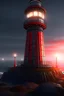 Placeholder: 10k Hyper realistic detailed futuristic Sci Fi Lighthouse in Space