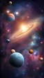 Placeholder: galaxy, stars, planets, cosmos, deep space