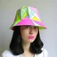 Placeholder: Geometry hat, pastel colors