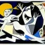 Placeholder: Guernica paint reinvented by rinascimento painting