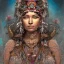 Placeholder: Insanely detailed photograph of an “portrait of gorgeous Aztec goddess ” with intricate hair, intricate embroidered dress, beautiful clear face and hyperdetailed painting by Ismail Inceoglu Huang Guangjian and Dan Witz CGSociety ZBrush Central fantasy art album cover art,8K, hdr, romantic, mysterious, ominous, flowers, jewelry, comfort, natural eyes, "arms open for embrace"