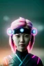 Placeholder: portrait, Asian cyborg woman, samurai warrior :: symmetry photography, cyberpunk style, cyborg eyes, pink hair :: wires conect, perfect eyes, samurai helmet, tiger mask, black samurai army, katana, ghost in the shell, pink, white, black, glow eyes, cinematic, Ultra realistic, dark scene, soft color, highly detailed, unreal engine 5, RTX, ultra detail, 3d, finely drawn, high definition.