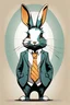 Placeholder: Generate a high-resolution image of a unique and whimsical creature called a "YABBIT." The YABBIT is a gender-neutral rabbit with a playful twist. Picture this extraordinary creature dressed in a slightly disheveled business suit, adding a touch of quirky charm to its appearance. The YABBIT stands upright, holding a sign in its paw that reads, "Yeah, but..." The sign is prominently displayed, drawing attention to the YABBIT's ability to question and challenge conventional ideas. The YABBIT's exp