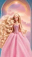 Placeholder: Create an enchanting book cover for a Barbie fun book featuring Barbie in her signature pink attire, embarking on a magical journey. Set against a whimsical background of shimmering pink clouds and sparkling stars, Barbie stands tall, exuding confidence and charm. She wears a glamorous pink gown adorned with glittering sequins and jewels, with her long blonde hair cascading in soft waves. Surrounding her are playful touches like fluttering butterflies, twinkling fairy lights