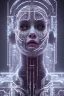 Placeholder: cyberpunk, head, scream women, portrai, face cry, perfect eyes, tron, cyborg, robot, cyborg, seven , perfekt, real, dream, hr giger