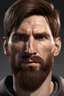 Placeholder: Lionel Messi, male, detailed, hyper realistic, 34 year old world-class footballer, short-cropped brown hair, well-groomed beard,