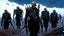 Placeholder: {{{Bio-engineered undead cyborg army marching}}} machine soldiers, future military, tactical wear, gas creepy landscape, techno gothic visual composition, science fiction painting, Denis Sarazhin, Alex Colville, Simon Stålenhag, Neil Blomkamp, Frank bowling, Christopher Shy, Alejandro Burdisio, RAW, gritty, high contrast, atmospheric horror art, gripping and suspenseful, vivid, neon overlay, narrative art, textured, dramatic, surreal horror, gestural, disco diffusion