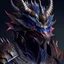 Placeholder: Full body Dragon man with dragon mask over his eyes and forehead, Realistic cool art, 12k, 3d, realistic, full head, full body