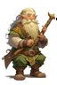 Placeholder: young blonde bard mountain dwarf with godlikeflute dnd