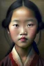 Placeholder: portrait of a chinese girl 11 years old