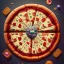 Placeholder: 100mm photo of isometric floating island in the sky, surreal pizza with pizza, intricate, high detail, behance, microworlds smooth, macro sharp focus, centered