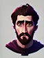 Placeholder: Portrait of a 30 year old strange gay warlock like Jake Gyllenhaal