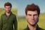 Placeholder: Jack is a young farmer with tousled brown hair, piercing green eyes, and a strong jawline. He is tall and muscular, with calloused hands from years of hard work on the farm. He wears a simple tunic and trousers, with a worn pair of boots on his feet.