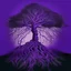 Placeholder: trees with roots connected purple