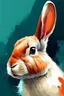 Placeholder: Discover the Perfect animal rabbit Front Cover Design painting art logo