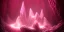 Placeholder: single pink crystal, on an altar in a foggy cave, cinematic,