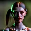 Placeholder: Martian girl, detailed face, portrait, photography, model