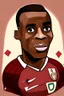 Placeholder: Mikael Antonio Footballer cartoon 2d