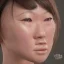 Placeholder: portrait wonderfull woman hitomi tanaka face cyborg