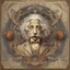 Placeholder: an art nouveau steampunk image of Albert Einstein