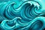 Placeholder: a background of a fun stylized waves with black linework, blue teal tones, surf culture